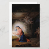 Die Geburt Christi (von Wladimir Borovikowski) Briefpapier (Vorne/Hinten)