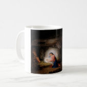 Die Geburt Christi (von Wladimir Borovikowski) Kaffeetasse (Vorderseite Links)