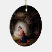 Die Geburt Christi (von Wladimir Borovikowski) Keramik Ornament (Rechts)