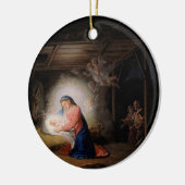 Die Geburt Christi (von Wladimir Borovikowski) Keramik Ornament (Links)