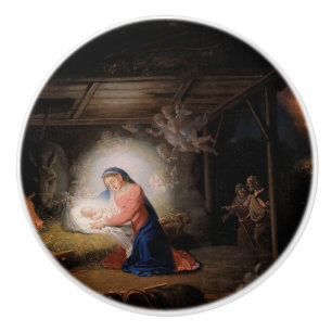 Die Geburt Christi (von Wladimir Borovikowski) Keramikknauf