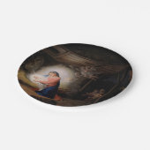 Die Geburt Christi (von Wladimir Borovikowski) Pappteller (Schrägansicht)