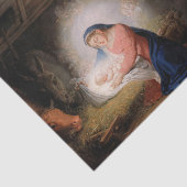 Die Geburt Christi (von Wladimir Borovikowski) Seidenpapier (Ausschnitt)