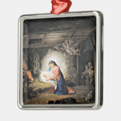 Die Geburt Christi - Wladimir Borovikowski Ornament Aus Metall (Links)