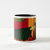 Die Geburt Christi Zweifarbige Tasse (Mittel)