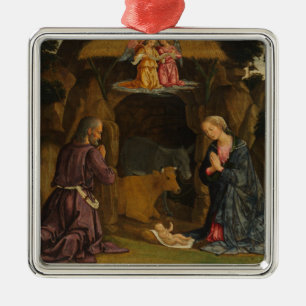 Die Geburt der 1480er Silbernes Ornament
