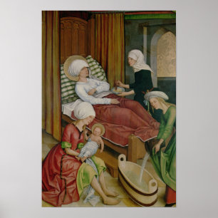 Die Geburt der Jungfrau, c.1500 Poster