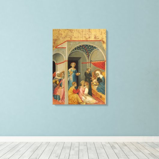 Die Geburt der Jungfrau Leinwanddruck (Insitu (Holzboden))