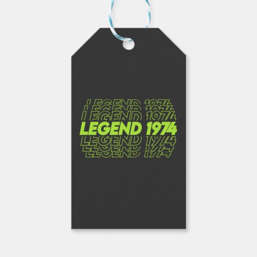 Die Geburt der Legenden 1974 Geschenkanhänger (Vorderseite)