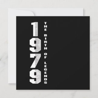 Die Geburt der Legenden 1979 41. Geburtstagsgesche Einladung