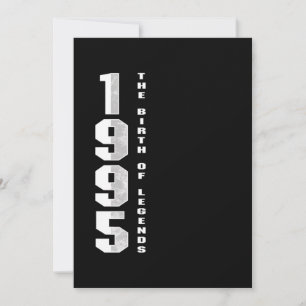 Die Geburt der Legenden 1995 25. Geburtstagsgesche Einladung