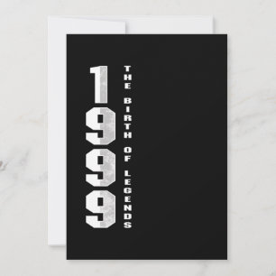 Die Geburt der Legenden 1999 21. Geburtstagsgesche Einladung