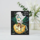 Die Geburt der Mutter Erde Feiertagspostkarte (Stehend Vorderseite)