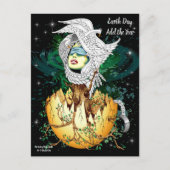 Die Geburt der Mutter Erde Feiertagspostkarte (Vorderseite)