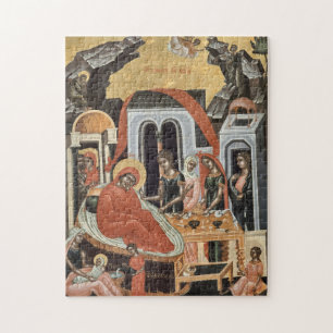 Die Geburt der Mutter Gottes Orthodoxes Icon Puzzle