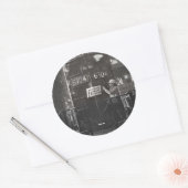 Die Geburt der Penn-Zentralbahn Runder Aufkleber (Umschlag)