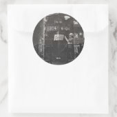 Die Geburt der Penn-Zentralbahn Runder Aufkleber (Tasche)