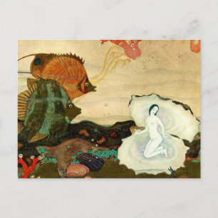 "Die Geburt der Perle" von Edmund Dulac Postkarte