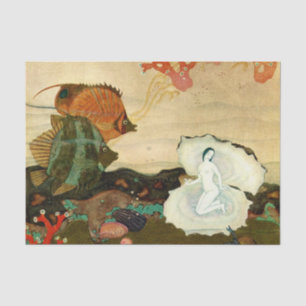 „Die Geburt der Perle“ von Edmund Dulac Seidenpapier