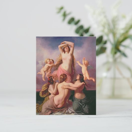 Die Geburt der Venus, 1846 Postkarte (Stehend Vorderseite)