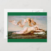 Die Geburt der Venus - Alexandre Cabanel Postkarte (Vorne/Hinten)