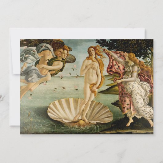 Die Geburt der Venus | Botticelli (Vorderseite)