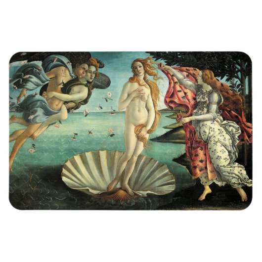 Die Geburt der Venus Botticelli Flex Magnet (Horizontal)