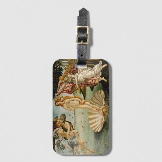 Die Geburt der Venus | Botticelli Gepäckanhänger (Vorderseite Vertikal)