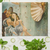 Die Geburt der Venus | Botticelli Geschirrtuch (Gefaltet)