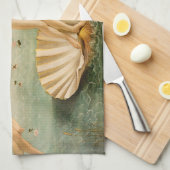 Die Geburt der Venus | Botticelli Geschirrtuch (Viertel Falte)