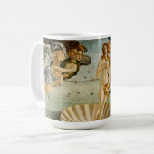 Die Geburt der Venus | Botticelli Kaffeetasse (Vorderseite Links)