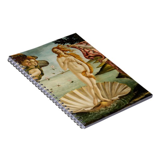 Die Geburt der Venus | Botticelli Notizblock (Rechte Seite)