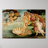 Die Geburt der Venus | Botticelli Poster (Vorne)