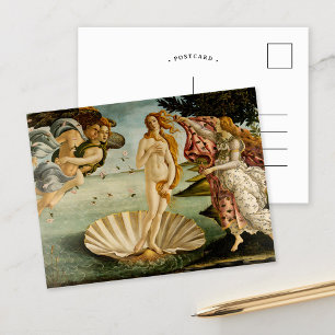 Die Geburt der Venus   Botticelli Postkarte
