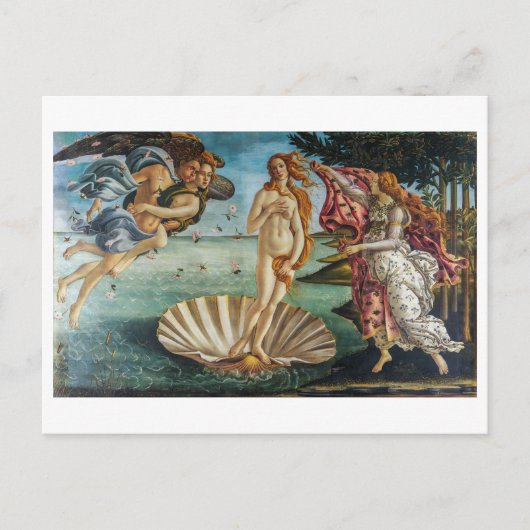 Die Geburt der Venus | Botticelli | Postkarte (Vorderseite)