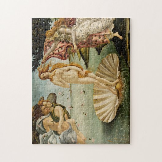 Die Geburt der Venus | Botticelli Puzzle (Vertikal)