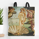 Die Geburt der Venus | Botticelli Tasche<br><div class="desc">Sandro Botticellis ikonisches Gemälde Die Geburt der Venus schildert die Göttin Venus, die auf einer Muschel aus dem Meer hervorgeht und ihre Geburt symbolisiert. Umgeben von mythologischen Figuren ist sie empfindlich gestellt, mit ihrem langen, fließenden Haar und weicher, ätherischer Ausdrucksform, die Schönheit und Gnade verkörpert. Das Gemälde wird wegen seiner...</div>