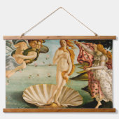 Die Geburt der Venus | Botticelli Wandteppich Mit Holzrahmen (Vorne)