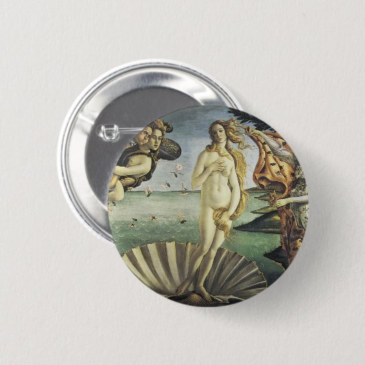 Die Geburt der Venus Button (Vorne & Hinten)