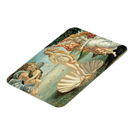 Die Geburt der Venus, c.1485 (Tempera auf der Lein Magnet (Linke Seite)