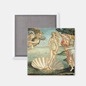 Die Geburt der Venus, c.1485 (Tempera auf der Lein Magnet (Vorderseite/Rückseite)