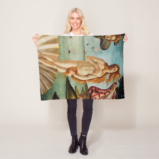 Die Geburt der Venus (Detail), Sandro Botticelli Fleecedecke (Beispiel)