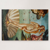 Die Geburt der Venus (Detail), Sandro Botticelli Puzzle (Horizontal)