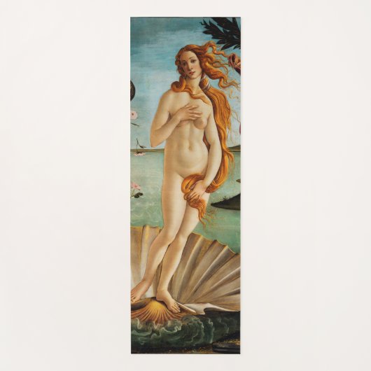 Die Geburt der Venus (Detail), Sandro Botticelli Yogamatte (Vorderseite)