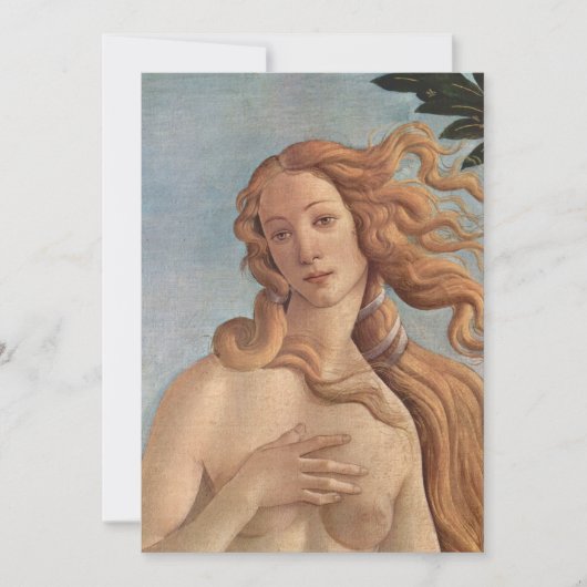 Die Geburt der Venus (Detail) von Sandro Botticell (Vorderseite)