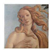 Die Geburt der Venus (Detail) von Sandro Botticell Fliese (Vorderseite)