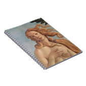 Die Geburt der Venus (Detail) von Sandro Botticell Notizblock (Rechte Seite)