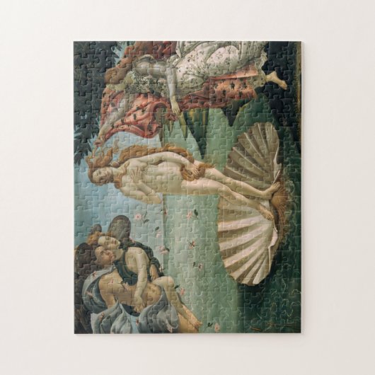 Die Geburt der Venus durch Botticelli Puzzle (Vertikal)