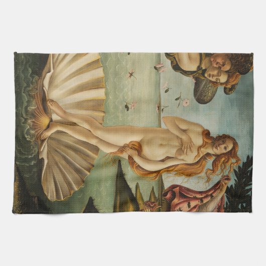 Die Geburt der Venus Geschirrtuch (Horizontal)