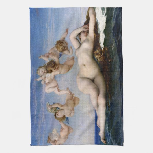 Die Geburt der Venus Geschirrtuch (Vertikal)